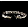 Image 3 : 14KT White Gold 26.22ctw Diamond Tennis Bracelet