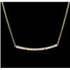 Image 2 : 14KT Yellow Gold 0.84ctw Diamond Necklace