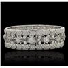 Image 2 : 18KT White Gold 14.75ctw Diamond Bracelet