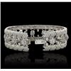 Image 3 : 18KT White Gold 14.75ctw Diamond Bracelet