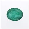 Image 1 : 5.55ct. One Oval Cut Natural Emerald