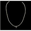 Image 1 : 14KT Yellow Gold 32.99ctw Rough Diamond Necklace With Charm