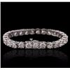 Image 2 : 14KT White Gold 16.39ctw Diamond Tennis Bracelet