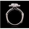 Image 3 : 18KT White Gold 2.55ctw Diamond Ring