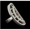 Image 2 : 14KT White Gold 1.49ctw Diamond Ring