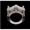 Image 3 : 14KT White Gold 1.60ctw Diamond Ring
