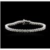 Image 1 : 18KT White Gold 9.44ctw Diamond Tennis Bracelet