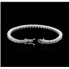 Image 3 : 18KT White Gold 9.44ctw Diamond Tennis Bracelet
