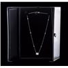 Image 3 : 14KT White Gold GIA Certified 1.70ctw Diamond Necklace