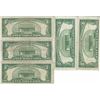 Image 2 : 1934 $5 Silver Certificate Currency Lot of 5
