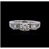 Image 1 : 18KT White Gold 1.85ctw Diamond Ring