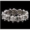 Image 1 : 10.00ctw Diamond Bracelet - 14KT White Gold