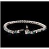 Image 3 : 14KT White Gold 4.78ctw Diamond Tennis Bracelet