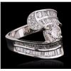 Image 3 : 18KT White Gold 2.56ctw Diamond Ring