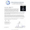 Image 3 : 14KT White Gold GIA Certified 8.63ct Tanzanite and Diamond Pendant With Chain