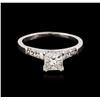 Image 1 : 14KT White Gold 1.39ctw Diamond Ring