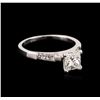 Image 2 : 14KT White Gold 1.39ctw Diamond Ring