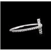 Image 2 : 0.18ctw Diamond Ring - 14KT White Gold