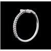 Image 3 : 0.18ctw Diamond Ring - 14KT White Gold