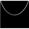 Image 2 : 14KT White Gold Circle Link Chain