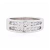 Image 1 : 14KT White Gold 1.03ctw Diamond Ring