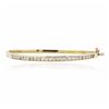 Image 1 : 14KT Yellow Gold 1.21ctw Diamond Bangle Bracelet