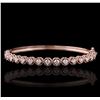 Image 1 : 14KT Rose Gold 2.10ctw Diamond Bracelet