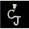 Image 1 : 14KT Yellow Gold 1.30ctw Diamond Pendant