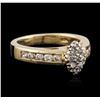 Image 2 : 14KT Yellow Gold 0.95ctw Diamond Ring