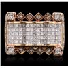 Image 1 : 14KT Rose Gold 2.37ctw Diamond Ring