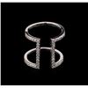Image 1 : 0.47ctw Diamond Ring - 14KT White Gold