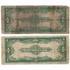 Image 2 : 1923 $1 Large Silver Certificate Speelman / White Notes Lot of 2