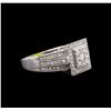 Image 2 : 0.78ctw Diamond Ring - 14KT White Gold