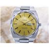 Image 1 : Omega Seamaster Yellow Dial Stainless Steel Day Date Automatic Watch