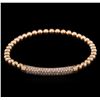 Image 1 : 0.75ctw Diamond Bracelet - 14KT Rose Gold