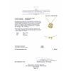 Image 4 : 0.46ctw Diamond Pendant With Chain - 18KT Yellow Gold