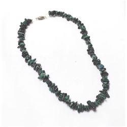 Vintage Navajo Malachite Nugget Necklace