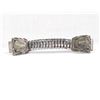 Image 1 : Unique Navajo Pewter Buffalo Watch Band