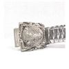 Image 3 : Unique Navajo Pewter Buffalo Watch Band