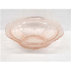 Estate Pink Depression Glass Serving Dish