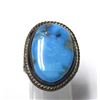 Image 1 : Navajo Old Pawn Sterling Turquoise Ring, Size 8.5