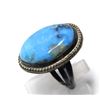 Image 4 : Navajo Old Pawn Sterling Turquoise Ring, Size 8.5
