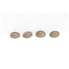 Image 2 : Antique Navajo Sterling Concho Design Buttons