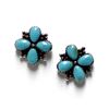 Image 2 : Sterling Silver Turquoise Earrings