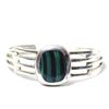 Image 1 : Sterling Silver Malachite Cuff Bracelet