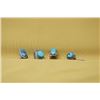 Image 2 : Four 1960's Navajo Tie Clasps