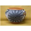 Image 1 : Acoma Hand Painted Ceramic Bowl by Debra Waconda