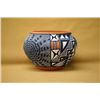 Image 3 : Acoma Hand Painted Ceramic Bowl by Debra Waconda