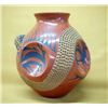 Image 2 : Mata Ortiz Textured Snake & Rabbit Jar, Gonzalez
