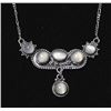 Image 1 : Sterling Silver Moonstone Necklace